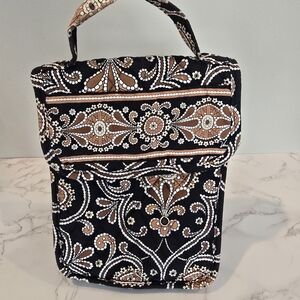 Vera Bradley Fabric Lunch Bag in RETIRED Caffe Latte Pattern - Exc. Condition